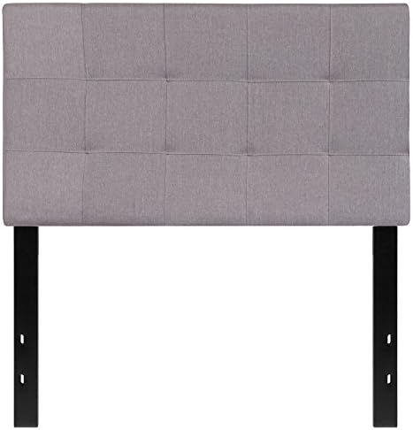 EMMA + OLIVER Twin Quilted Tufted Headboard