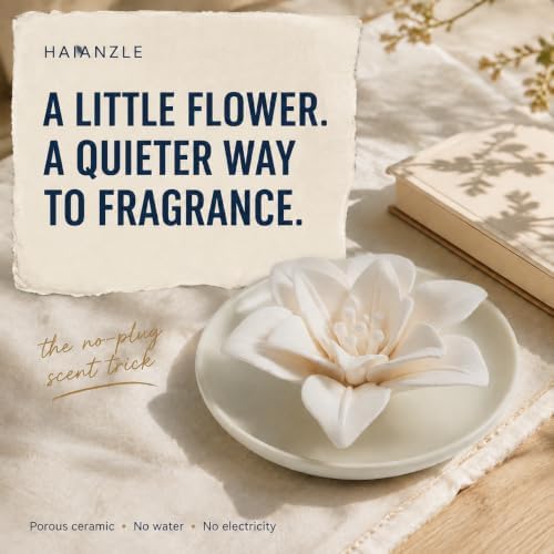Passive Diffuser for Essential Oil-Ceramic Diffuser(Lily)