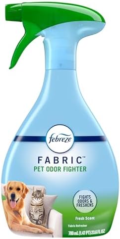 Febreze Fabric Spray Air Freshener, Odor-Fighting Fabric Refresher, Sneaker Balls Alternative, Couch Cleaner, Linen Spray, Multi-Use, Pet Odor Fighter Scent, 23.6 fl oz
