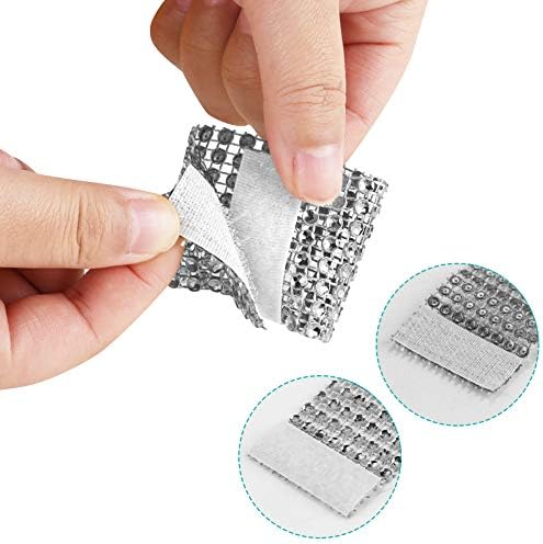 Accmor 150pcs Napkin Rings, Silver Napkin Rings Buckles