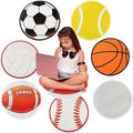 6 Pcs Kids Carpet Circle Seats 16" Kids Round Soft Warm Floor Rug