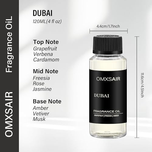 Dubai Hotel Diffuser Oil for Luxury Home Fragrance - 120ml/4 fl oz