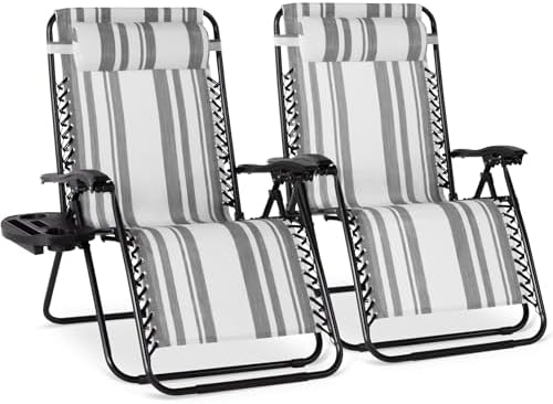 Best Choice Products Set of 2 Extra Wide Zero Gravity Chair Recliner