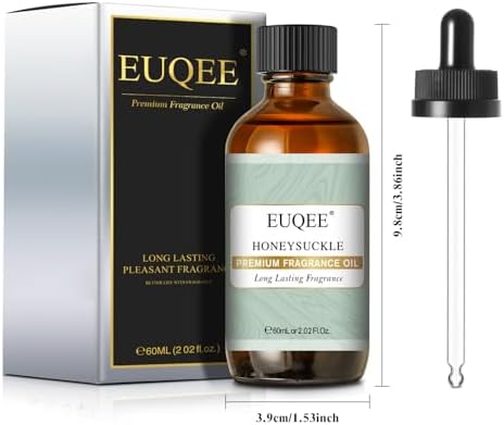 EUQEE 60ML Honeysuckle Fragrance Oil for Diffuser (2.02 Fl oz)