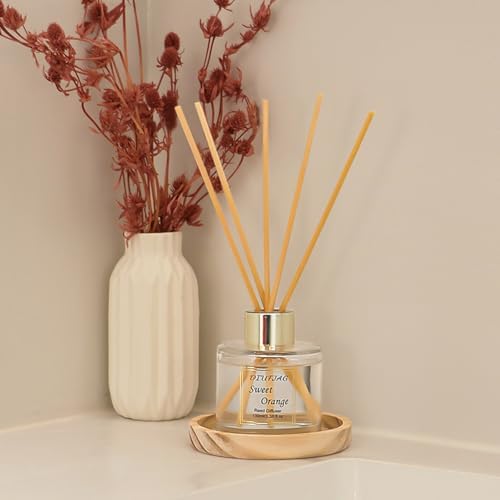 100ml Scent Diffuser with 6 Fiber Sticks, 3.5 oz Reed Diffuser Set