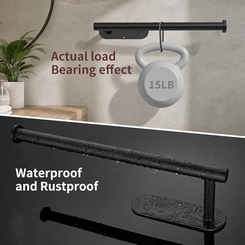 DEKAVA Paper Towel Holder Under Cabinet Wall Mount for Kitchen Paper Towel