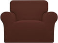 Easy-Going Stretch Chair Slipcover with Arm Washable Coffee
