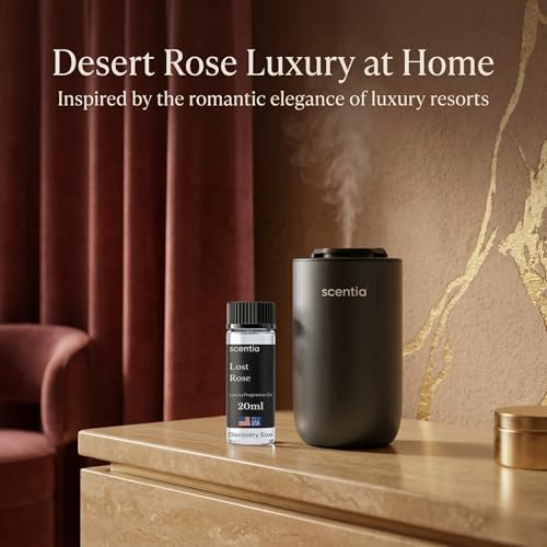 Lost Rose Essential Oil Blend for Diffuser, Rose Oud Wood, 20 mL