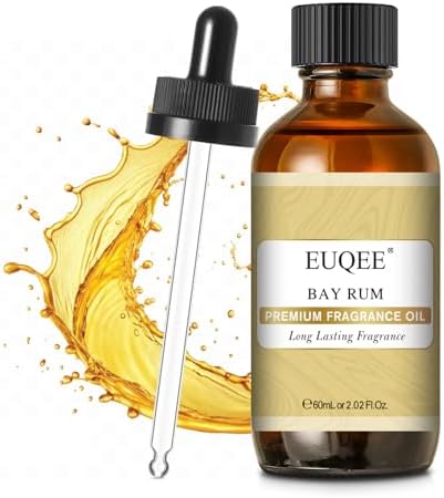 EUQEE Bay Rum Fragrance Oil with Glass Dropper(2.02 Fl oz/60 ml)