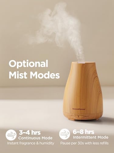 InnoGear Essential Oil Diffuser Ultrasonic Diffusers for Home Scent, Yellow