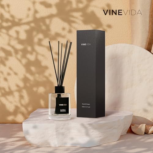 VINEVIDA Prime Reed Diffuser for Home & Bathroom | Long-Lasting Scent Sticks Set | Oil Stick Diffuser | Bathroom Scent - Room Fragrance No. 1000 - Inspired by: My Way & The One Hotel