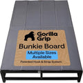 GORILLA GRIP Bunkie Board, Patented Design Under Mattress Support, Queen