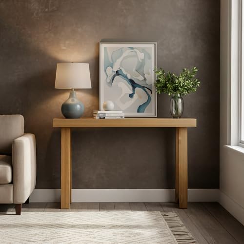 Plank+Beam Classic Console Table, 36 Inch, Pecan