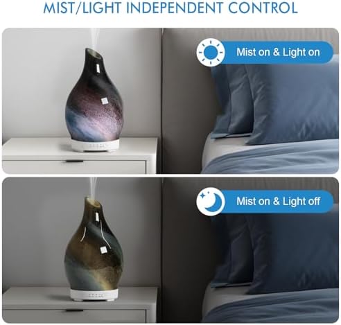 EQUSUPRO Essential Oil Diffuser for Home Fragrance & Aromatherapy 150ml