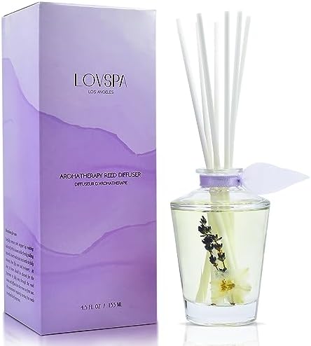Sleep Lavender Vanilla Reed Diffuser Set with Sticks