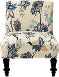 Eco-Ancheng Armless Chair Slipcover Removable Armless Accent Chairs Covers Washable Armless Slipper Chair Slipcover Printed Armless Chair Furniture Protector Covers for Living Dining Room Hotel