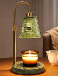Marble Green Candle Warmer Lamp with Timer Home Decor Gifts for Women