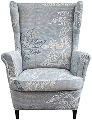 NILUOH Stretch Wingback Chair Slipcovers 2-Piece