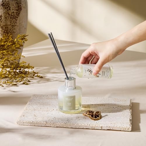 Airkeep Reed Diffuser Oil Refill/Clean Cotton/3.38oz（100ml/1 Pack/Scented Oil Refill for Reed Diffuser Home Fragrance for Bedroom, Bathroom Office Home Decor