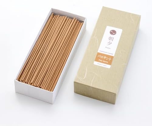 Asayu Japan Palo Santo Incense Sticks, Traditional Japanese Incense, 40g