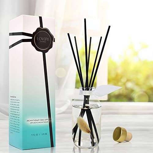Reed Diffuser Set - Clean Cotton Blossom Scented Diffuser with Sticks