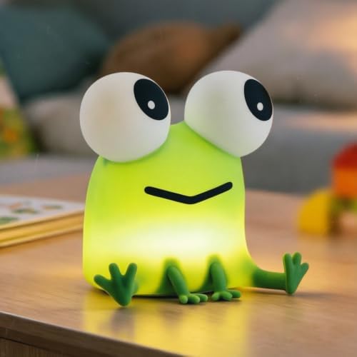 Frog Night Light, Cute Funny Gifts,Dimmable Nursery Bedside Lamp Room Decor
