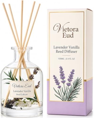 Lavender Vanilla Reed Diffuser, 3.4 Fl Oz