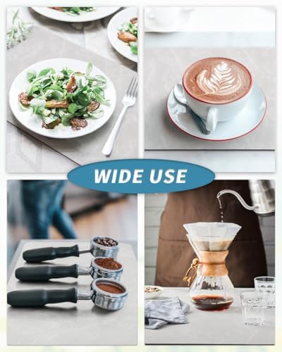 AMOAMI-Coffee Mat Hide Stain Rubber Backed Absorbent Dish Drying Mat for Kitchen Counter-Coffee Bar Accessories Fit Under Coffee Maker, Espresso Machine, Pot, Dish Rack,Light Grey 16X24