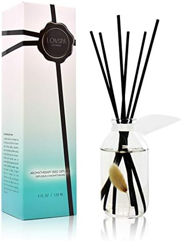 Reed Diffuser Set - Clean Cotton Blossom Scented Diffuser with Sticks