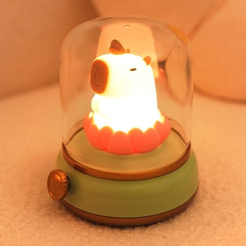 WANIDEA Capybara Night Light for Kids, Cute Lamp and Ambient Lighting