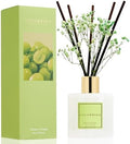COCORRÍNA Reed Diffuser - Green Grape 6.7 fl oz Reed Diffuser with Sticks, Home Bedrrom Bathroom Shelf Decor