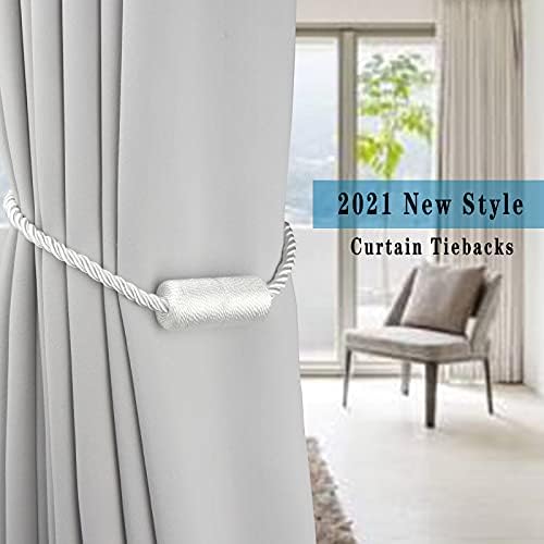Magnetic Curtain Tiebacks Holdbacks Decorative Tie Backs for Windows Porlau