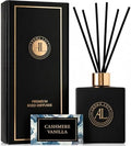 Black Reed Diffusers for Home | Premium Fragrance Diffuser | Reed Diffuser Sticks in Oil Set with Cashmere Vanilla Scent | Smell Good Stuff | Long-Lasting Oil for Bathroom & Office (5 oz)