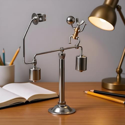 Sunnytech Play Basketball Balancing Kinetic Art Physics Toy - Decompressive Science Psychology Home Office Desk Decor WJ267