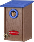 Kingsyard Wren Bird House with Predator Guard, Recycled Poly Lumber