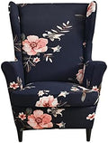 NILUOH Wingback Chair Covers 2-Piece, Armchair Slipcovers for Living Room