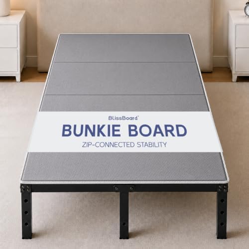 Twin Bunkie Board, 38 x 75 in, Low-Profile Mattress Support