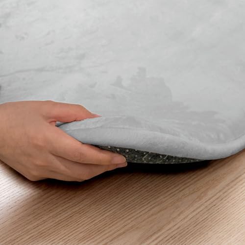 1.5" Thick Baby Play Mat for Floor, 79x79 Soft Foam Mats Light Grey