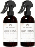 Muse Apothecary Linen Ritual - Aromatic, Soothing, and Relaxing Linen Spray for Bedding, Laundry and Fabric Spray Freshener - Infused with Aromatherapy Essential Oils - Lavender Serenity