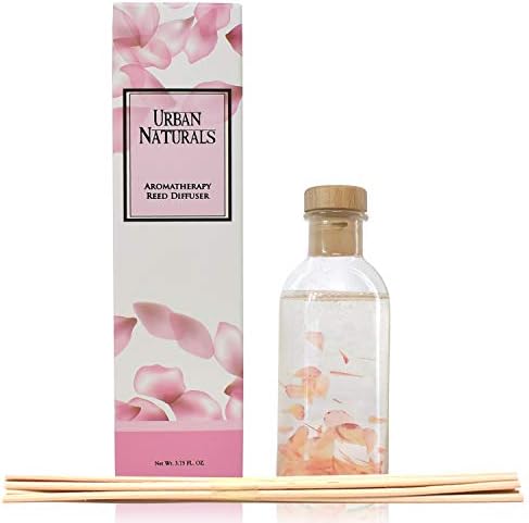 Urban Naturals Reed Diffuser Set, Moonlit Petals - Bathroom Shelf Décor