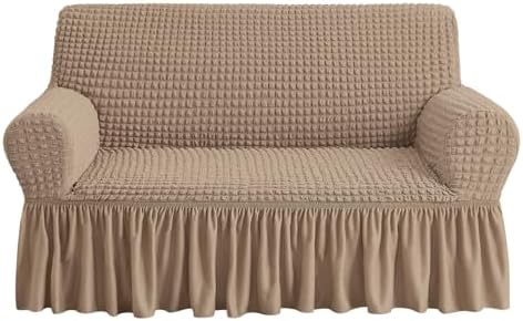 NICEEC Loveseat Covers Washable Love Seat Couch Covers Slipcover with Skirt