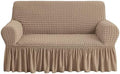 NICEEC Loveseat Covers Washable Love Seat Couch Covers Slipcover with Skirt