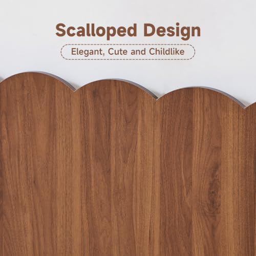 Scalloped Headboard for King Size Bed, King Size Headboard Only