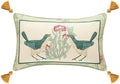 patdrea Designer French Vintage Throw Pillow Cover,12"x20"