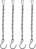 Outus 4 Pack Hanging Chain for Bird Feeders, Planters(9.5 Inch,Black)