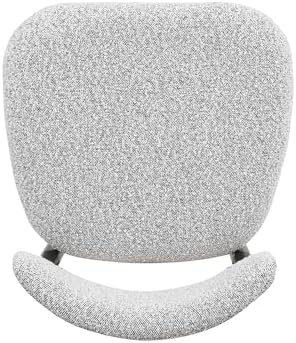 Morden Fort Counter Height Bar Stools Set of 4 with Backs, Grey Boucle