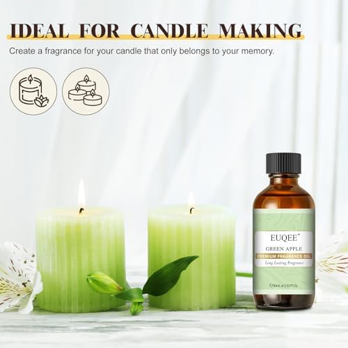 EUQEE Green Apple Fragrance Oil for Home Fragrance 2.02 Fl oz / 60ml