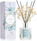 Airkeep Reed Diffuser Set,3.38 fl oz (100 ml) - Refreshing Air Oil Diffusers with 8 Reed Sticks, Home Fragrance Reed Diffuser for Bathroom Shelf Decor