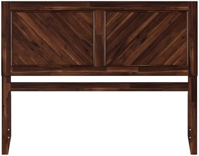 AFI, Canyon Queen Solid Wood Rustic Farmhouse Headboard, Barnwood