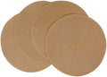 SHACOS Round Placemats Set of 4 Woven Braided Kitchen Table Placemats 15 inch Round Place Mats Washable Table Mats Indoor Outdoor, Brown